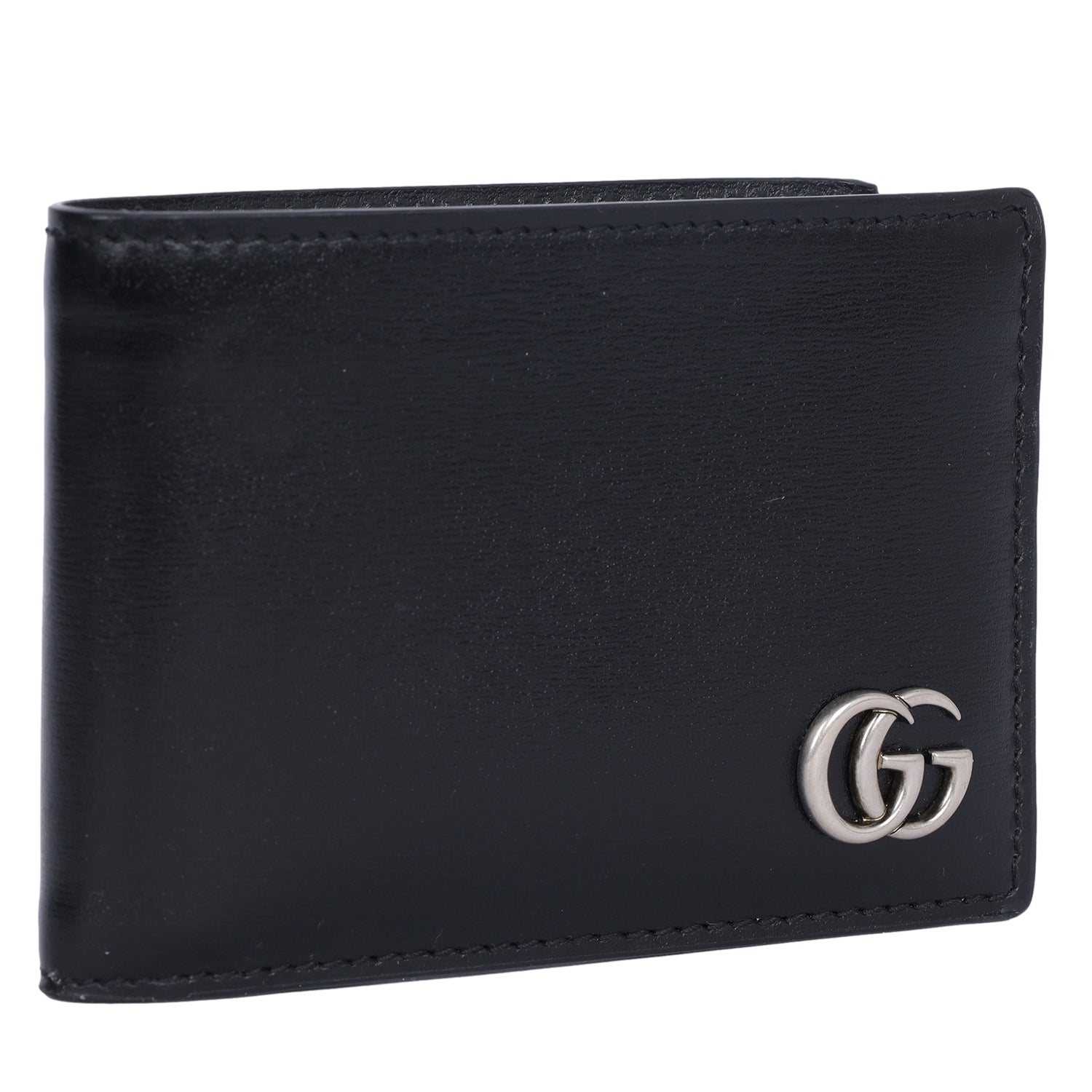 Gucci GG Marmont Black Leather Bi Fold Wallet – The Lady Bag