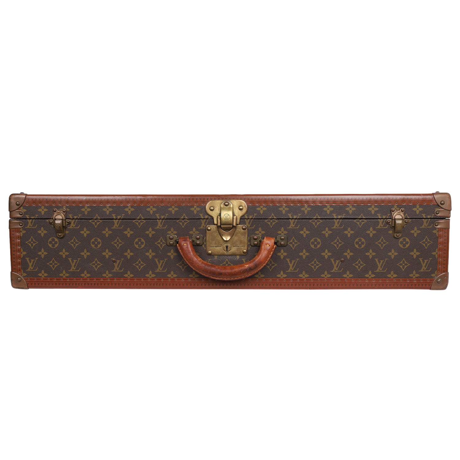 Louis Vuitton Monogram Alzer 80 Hard Case Trunk Weekend Travel Bag