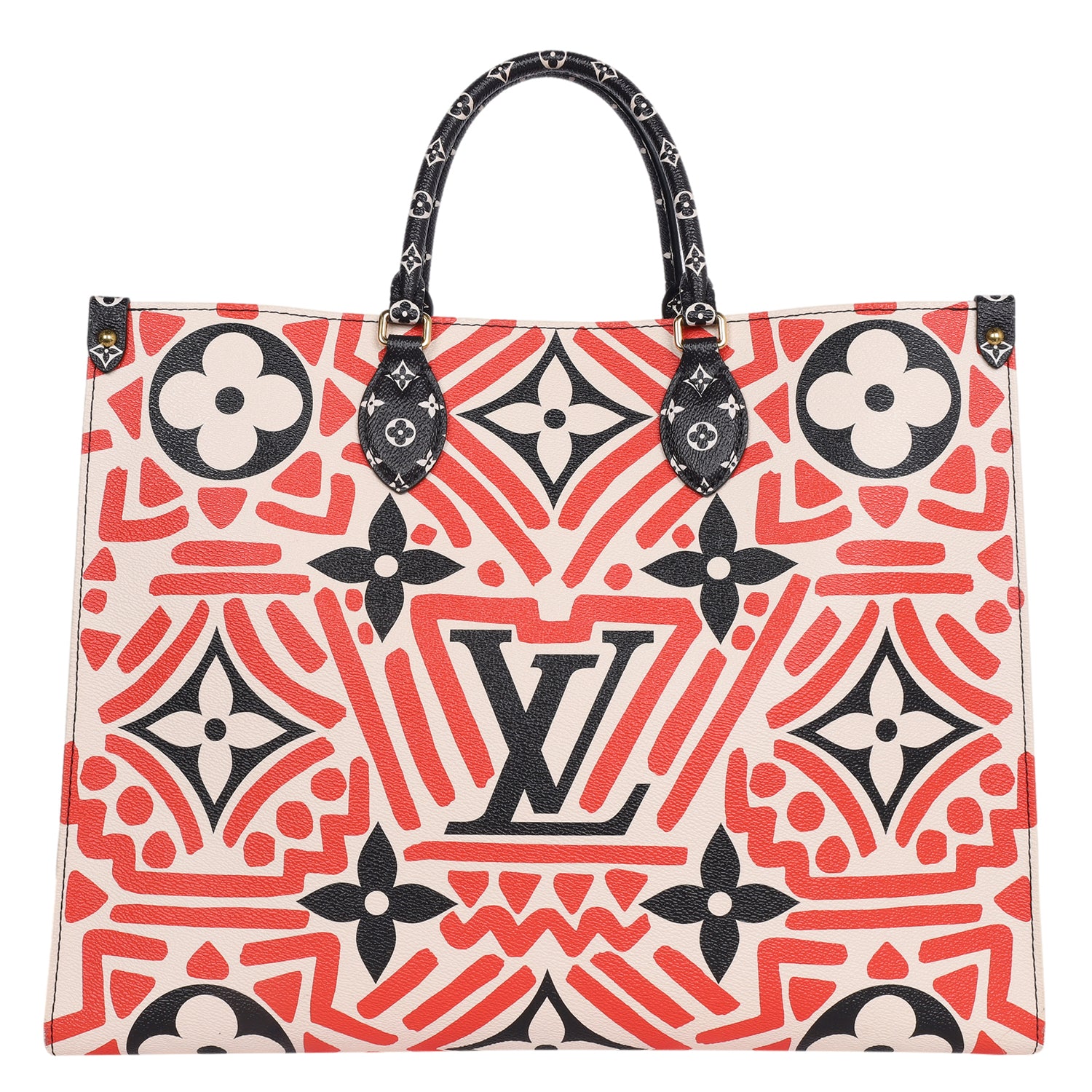 Louis Vuitton Onthego Monogram Giant Red/Pink in Coated Canvas
