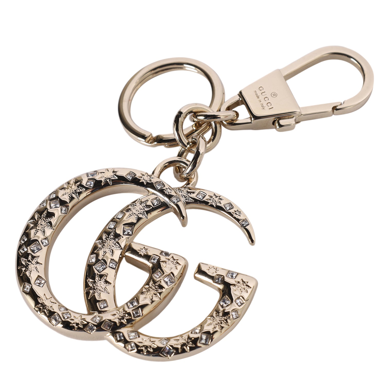 GUCCI GGロゴ キーホルダー GUCCI Crystal Double G keychain – The Lady Bag