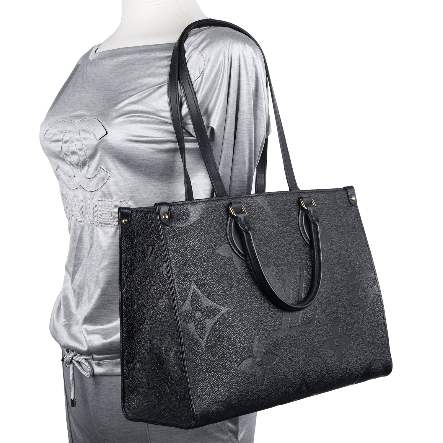 Louis Vuitton Pre-owned OnTheGo mm Tote Bag - White