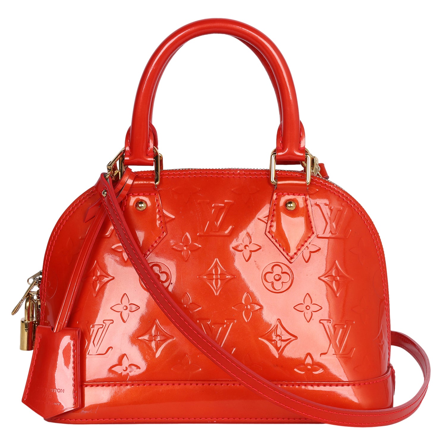 LOUIS VUITTON Vernis Leather Alma BB – The Lady Bag