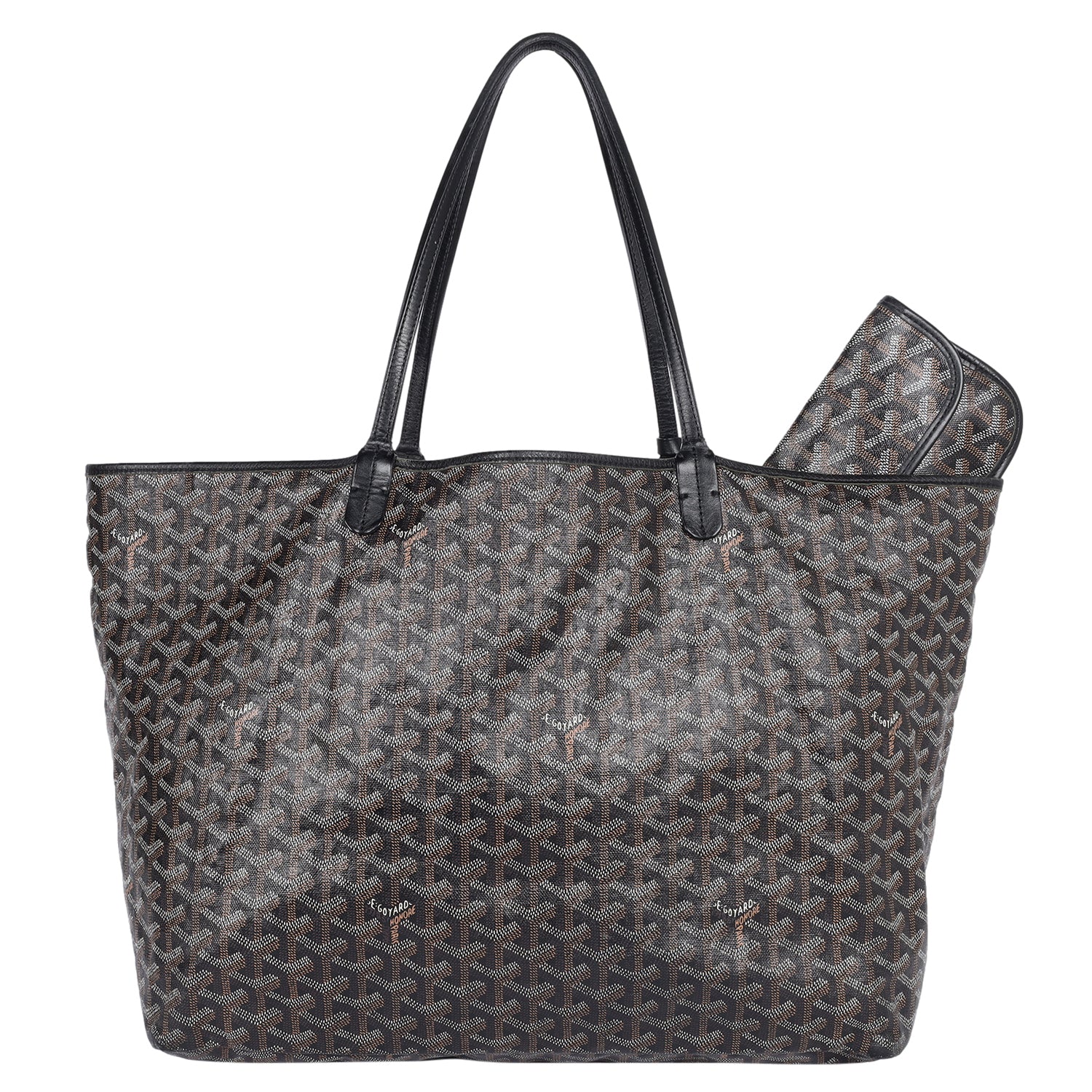 GOYARD Goyardine St.Louis GM Shoulder Bag Tote Black – The Lady Bag