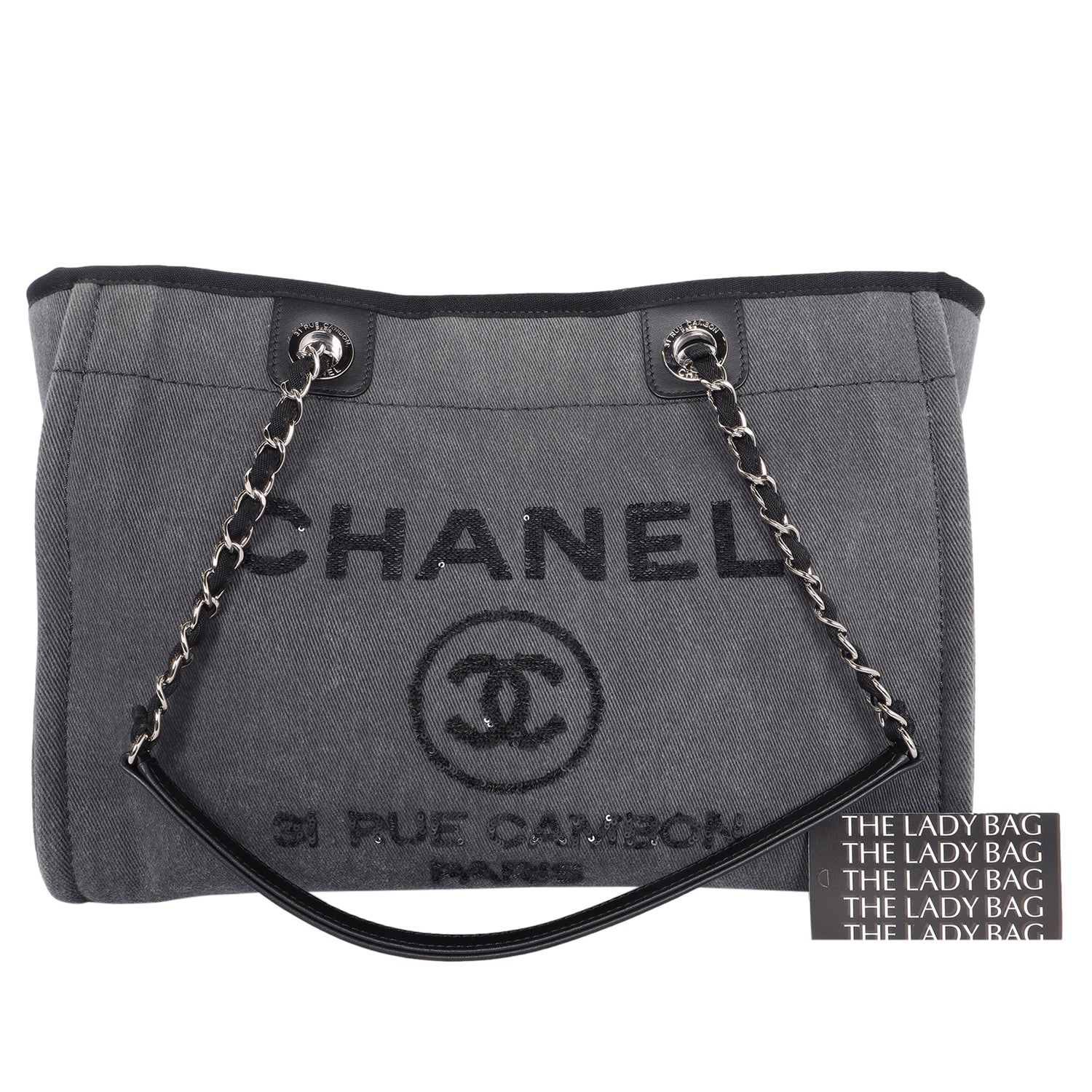 Chanel Deauville Shopping Tote Like New – The Lady Bag
