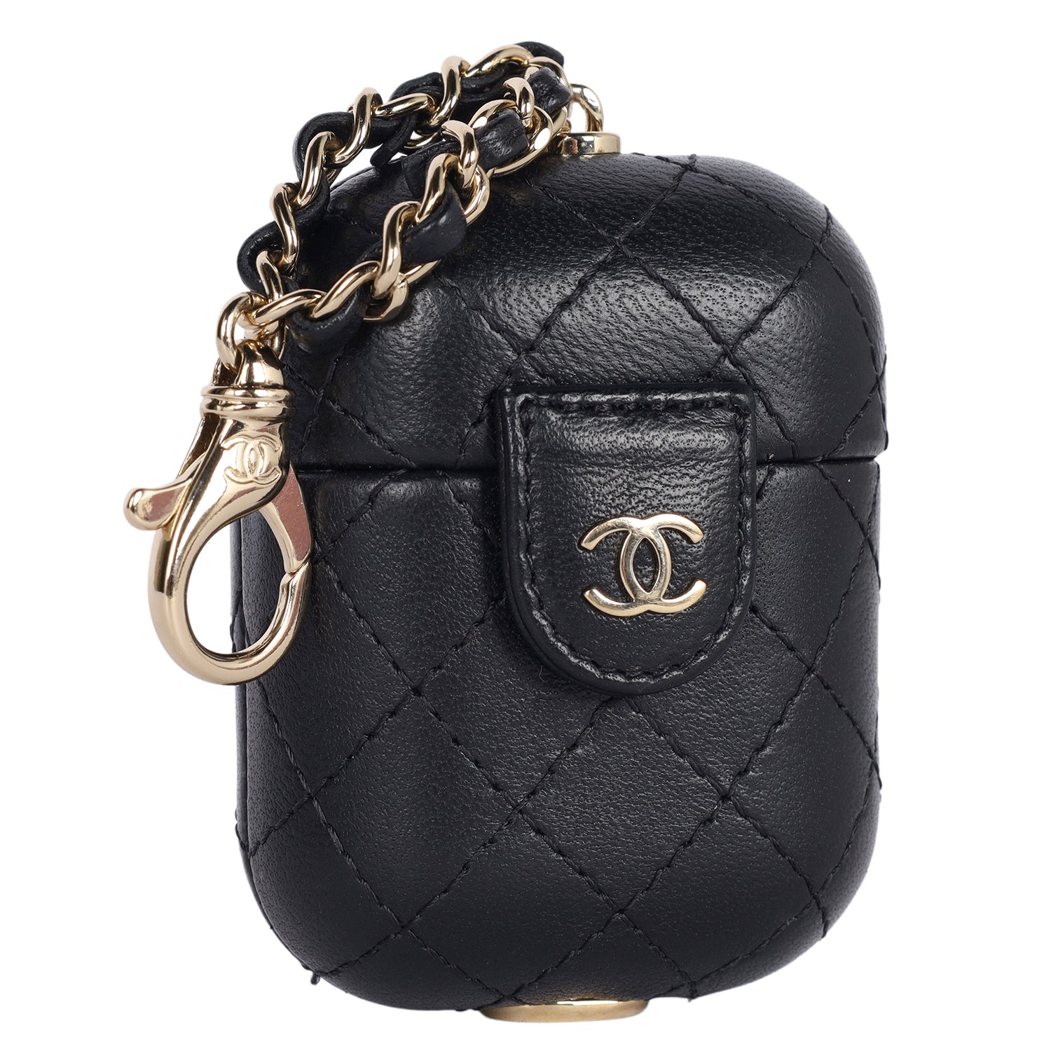 ゆ*の様 CHANEL レア黒イヤーズギフトマトラッセケース AirPod ゆ*の様