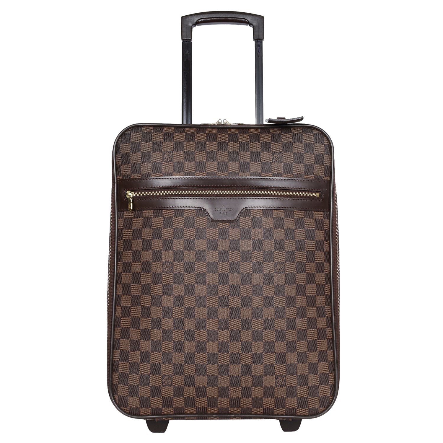 Damier Ebene Pegase 45 Roller Suitcase (Authentic Pre-Owned) – The