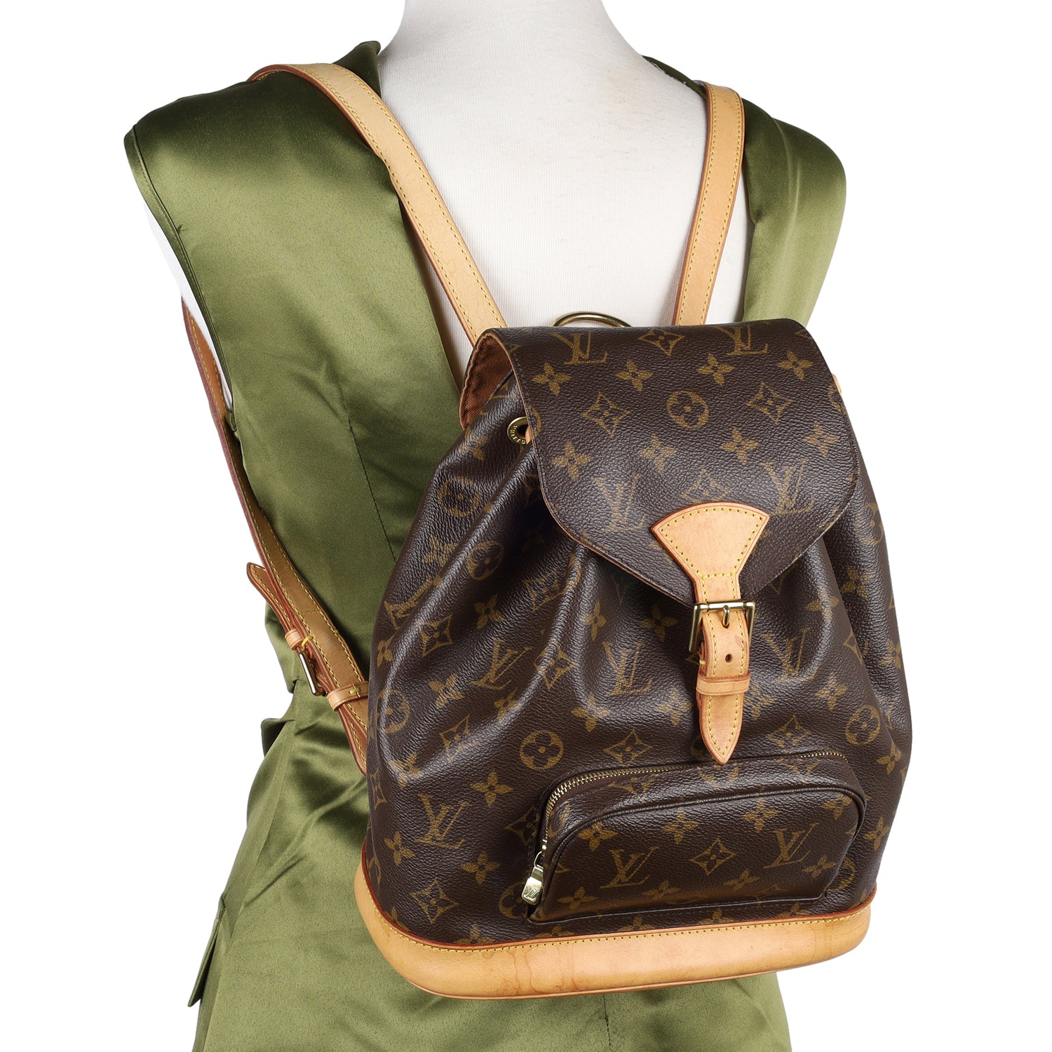 Louis Vuitton Pre-owned Louis Vuitton 1998 Monogram Montsouris mm Backpack
