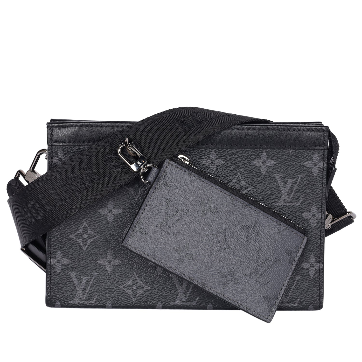 LOUIS VUITTON Reverse Monogram Eclipse Gaston Wearable Wallet 