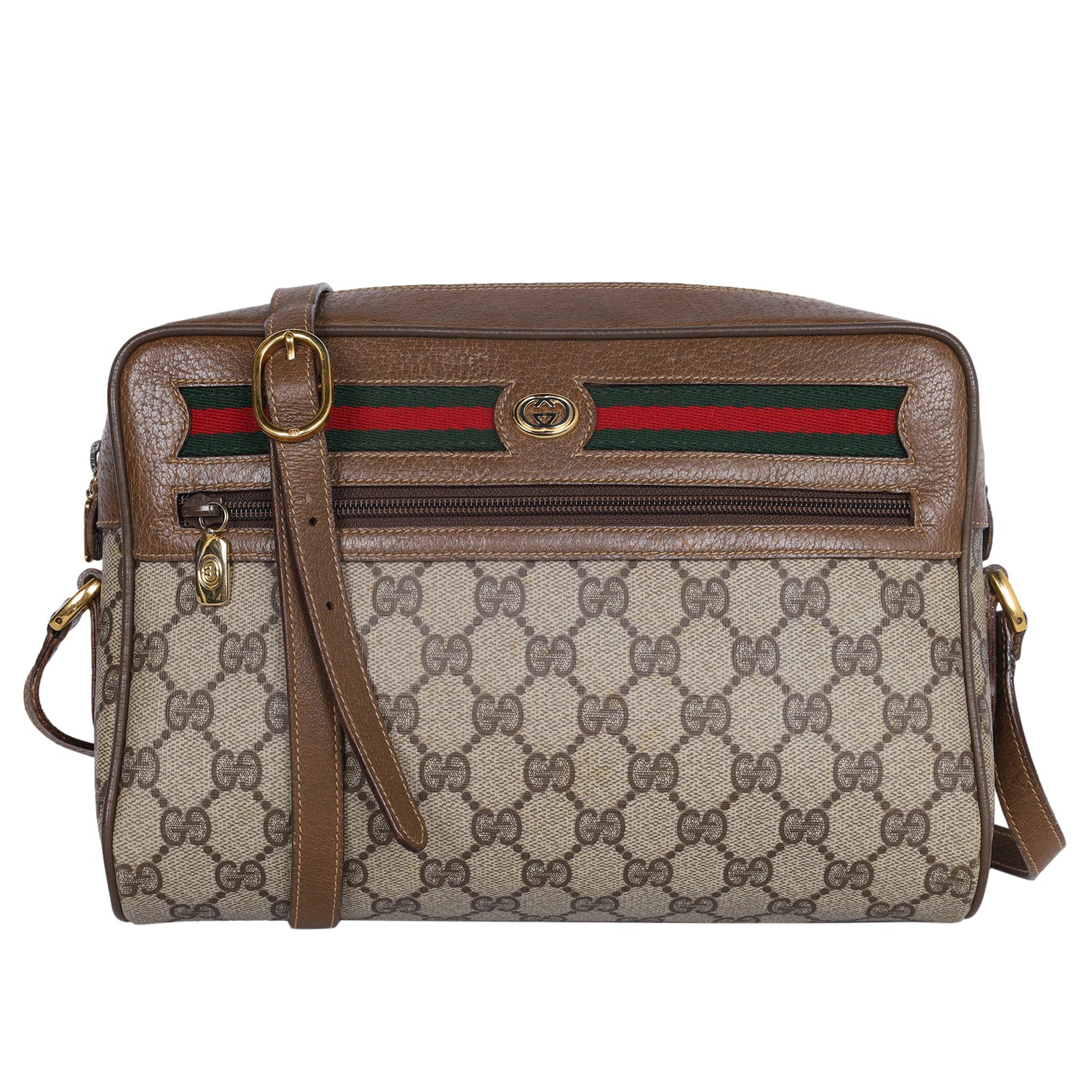 Gucci Ophidia GG Supreme Canvas Pouch at Jill's Consignment