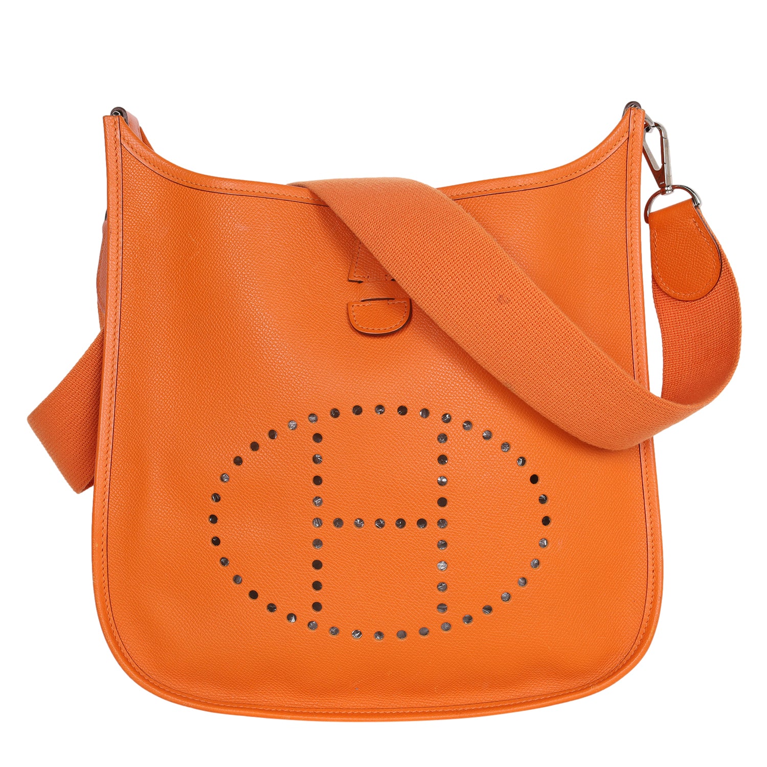 HERMES Evelyne Leather Shoulder Bags