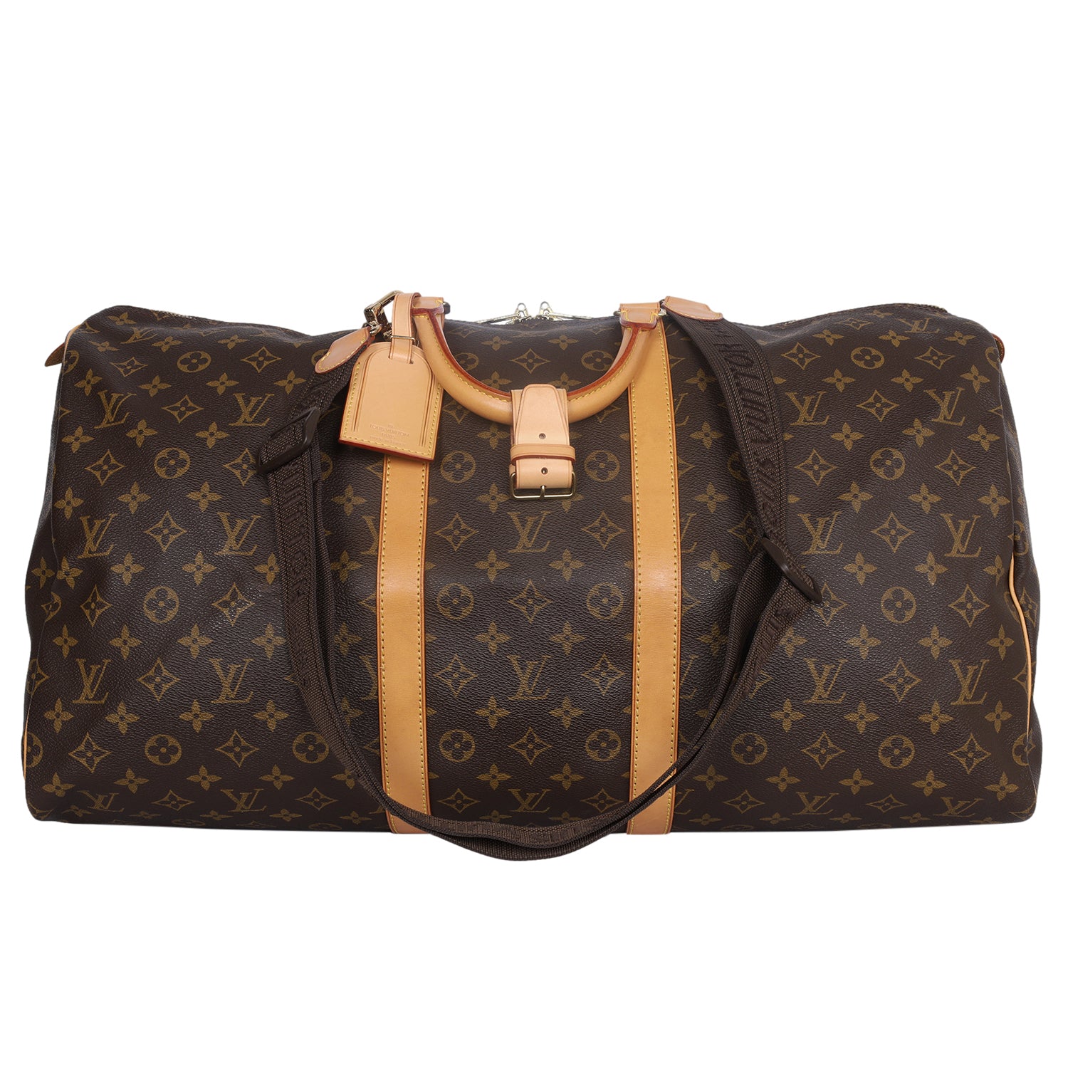 Louis Vuitton Monogram Keepall Bandouliere 55 - Brown Luggage and