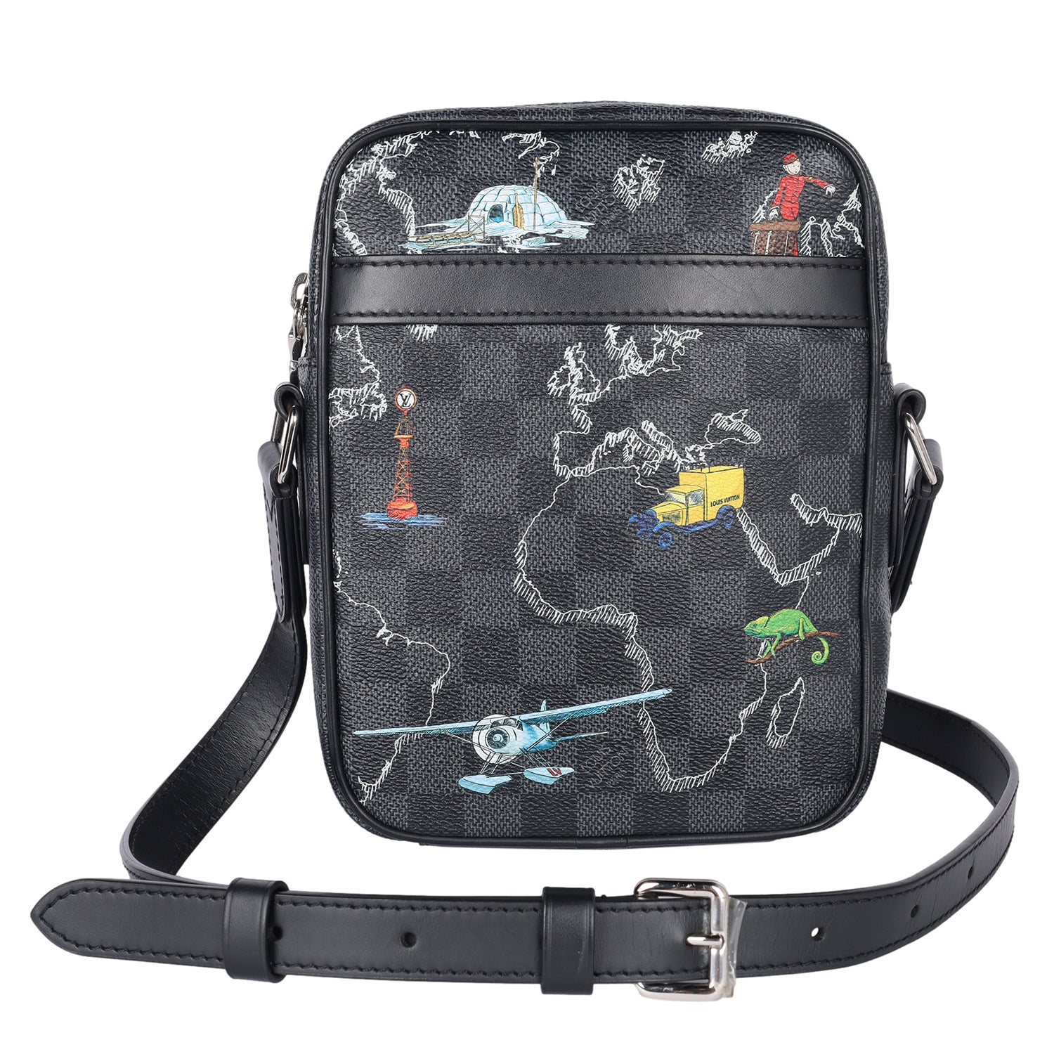 LOUIS VUITTON Damier Graphite Renaissance Slim Danube PM – The