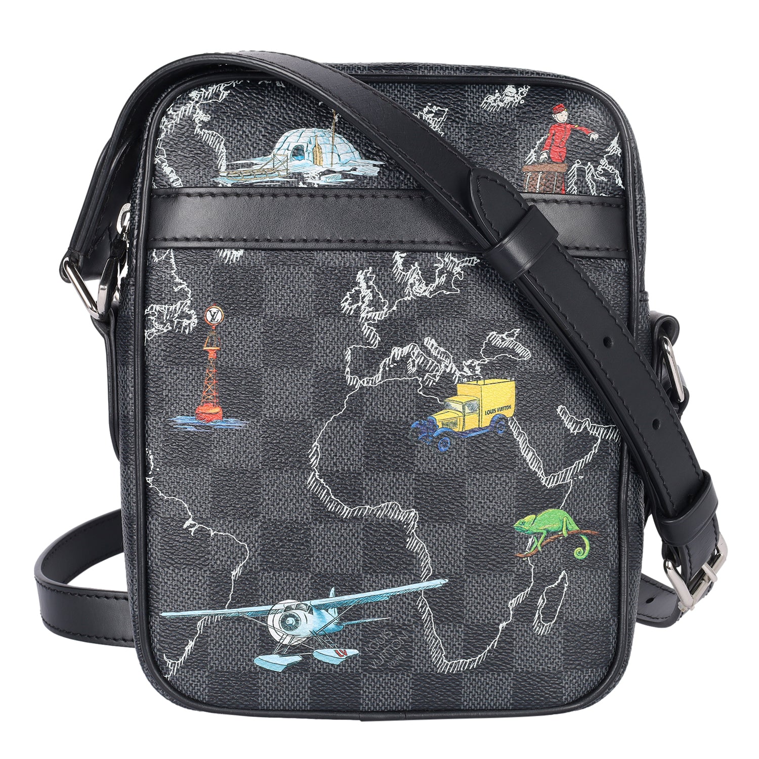 LOUIS VUITTON Damier Graphite Renaissance Slim Danube PM – The