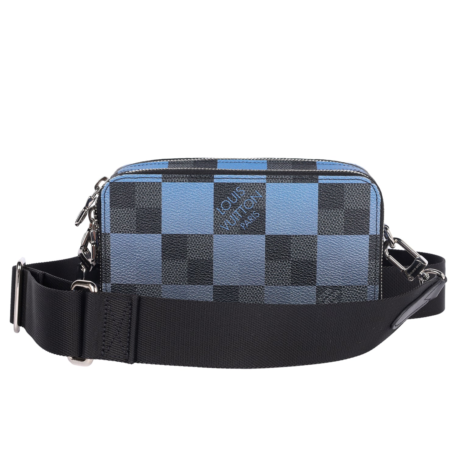 Louis Vuitton ショルダーバッグ ネイビー Louis Vuitton Coussin PM Blue Denim Monogram Gold Chain Shoulder