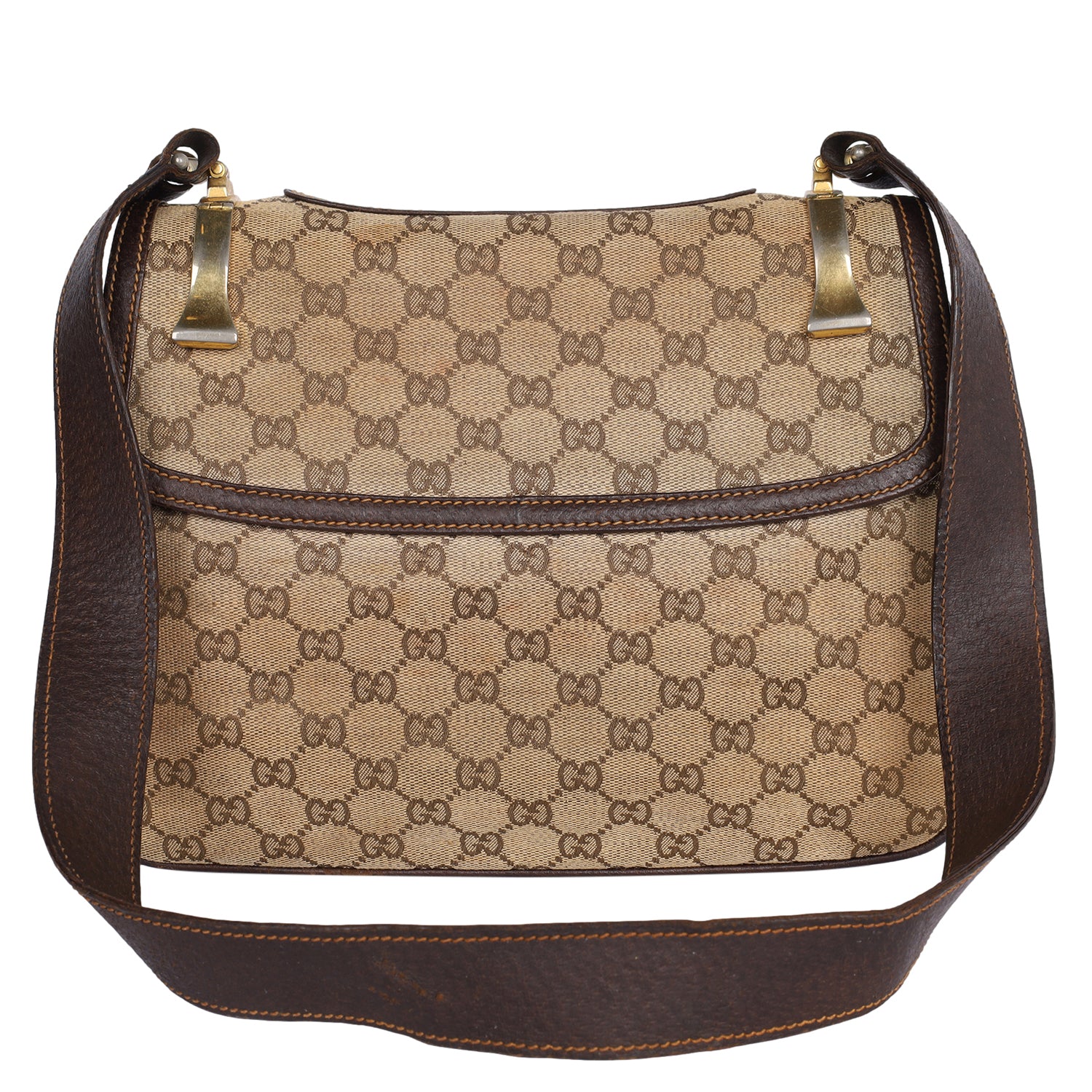 Gucci Women's Pre-Loved Belt Bag, GG Canvas, Brown, One Size