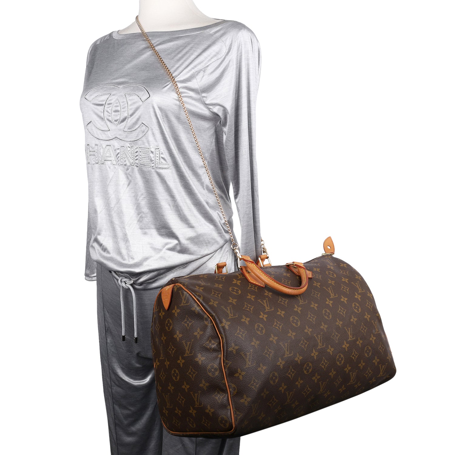 Authenticated used Louis Vuitton Speedy 40 Handbag Mini Boston Bag Monogram M41522, Women's, Size: (HxWxD): 25cm x 40cm x 19cm / 9.84'' x 15.74'' x