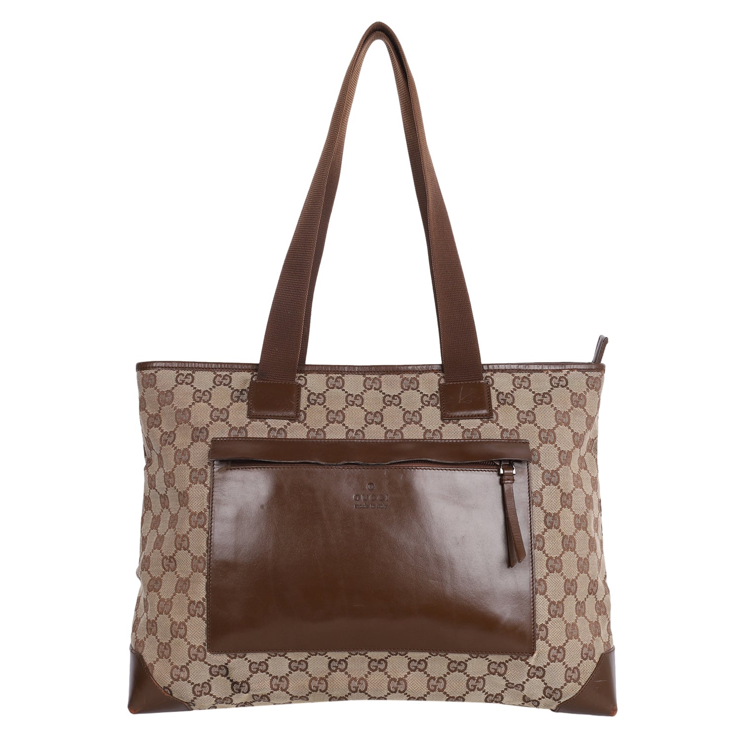 Monogram Canvas and Leather Tote