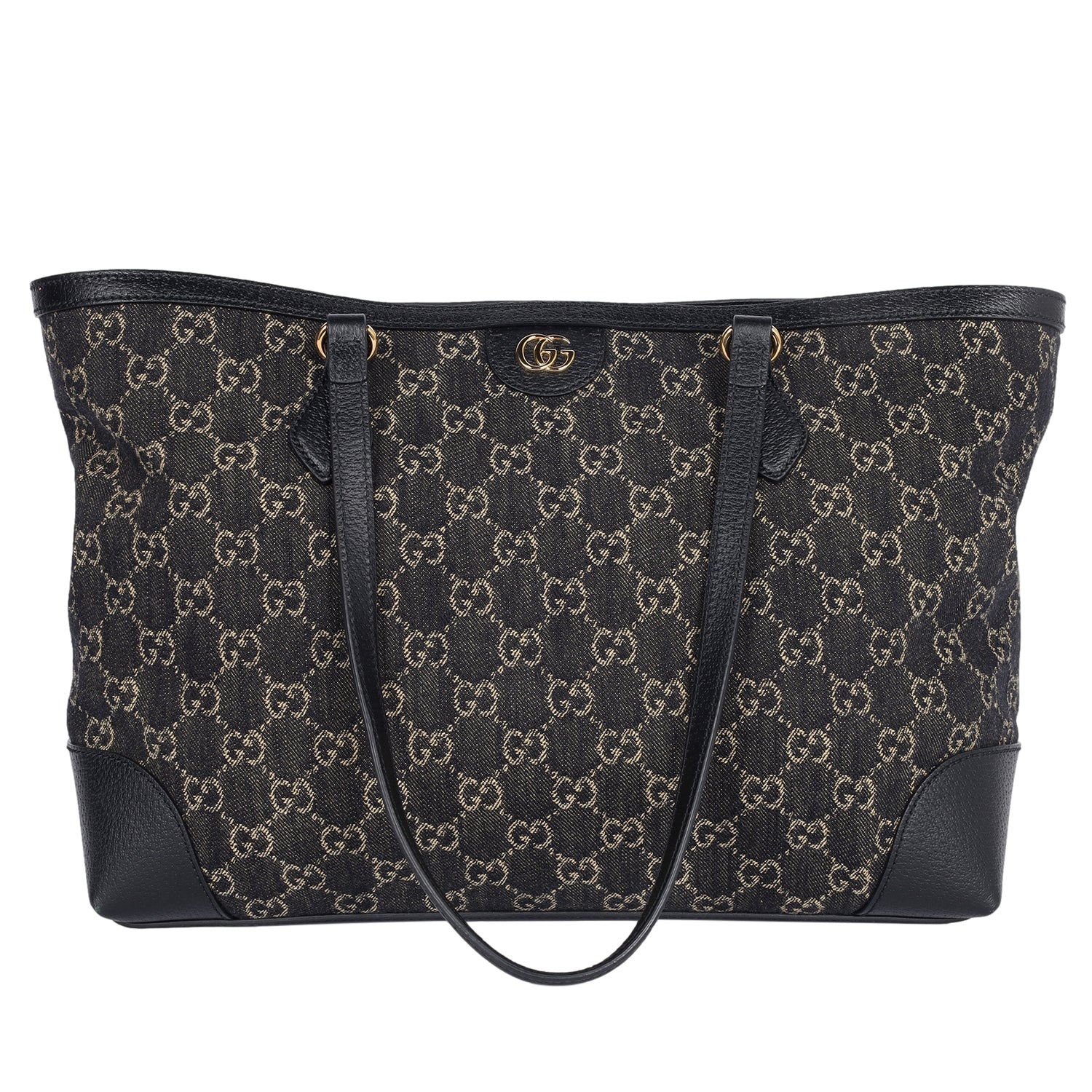 GUCCI GG Jacquard Denim Ophidia Shopping Tote – The Lady Bag