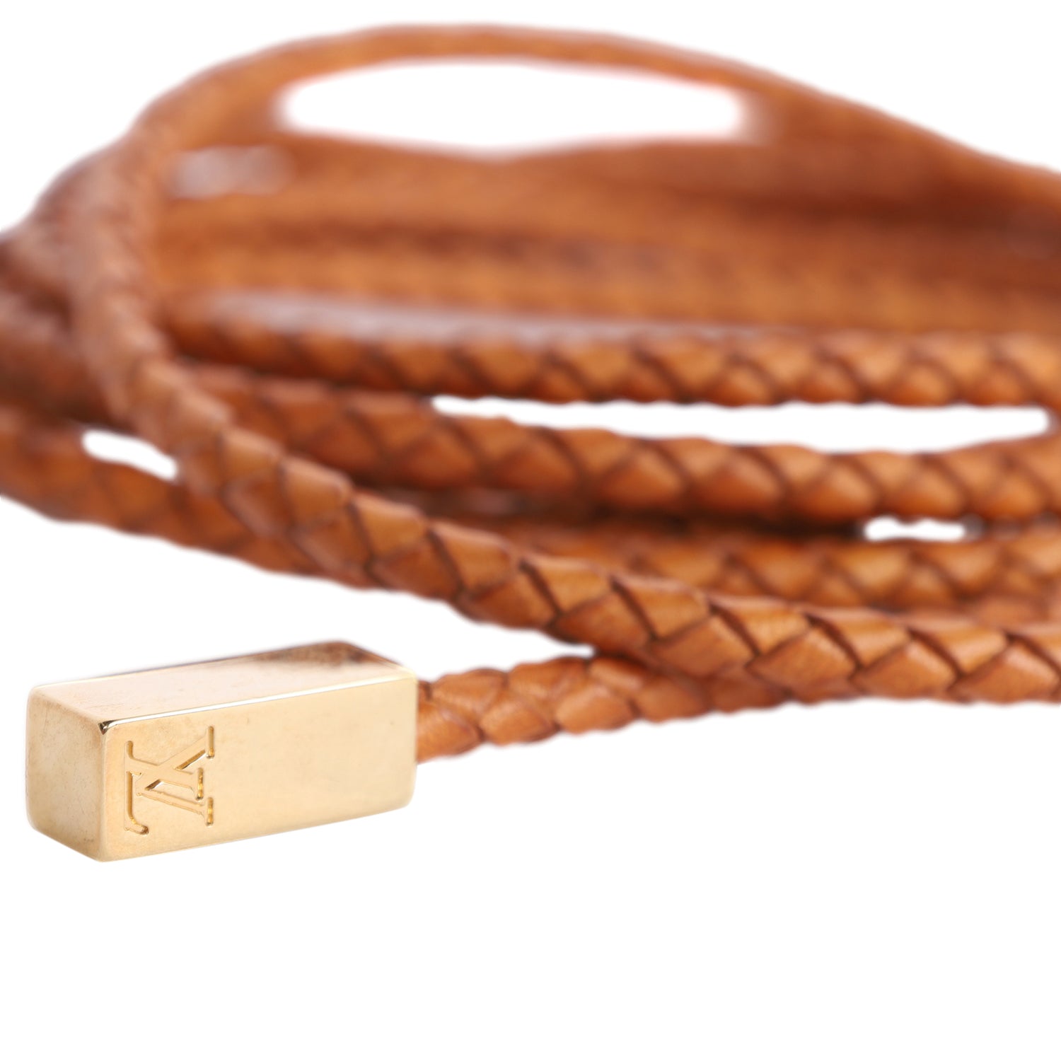 Braided Leather Belt (Authentic Pre-Owned)
