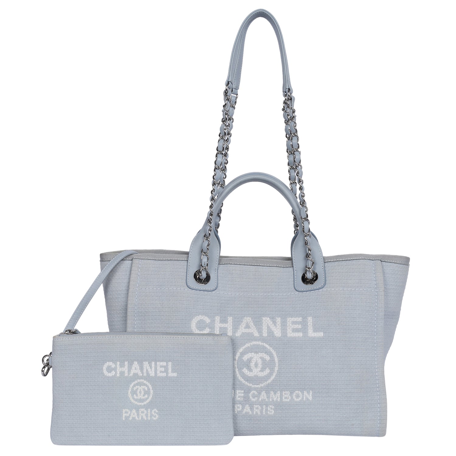 AUTHENTIC CHANEL DEAUVILLE TOTE Large - Mint Condition