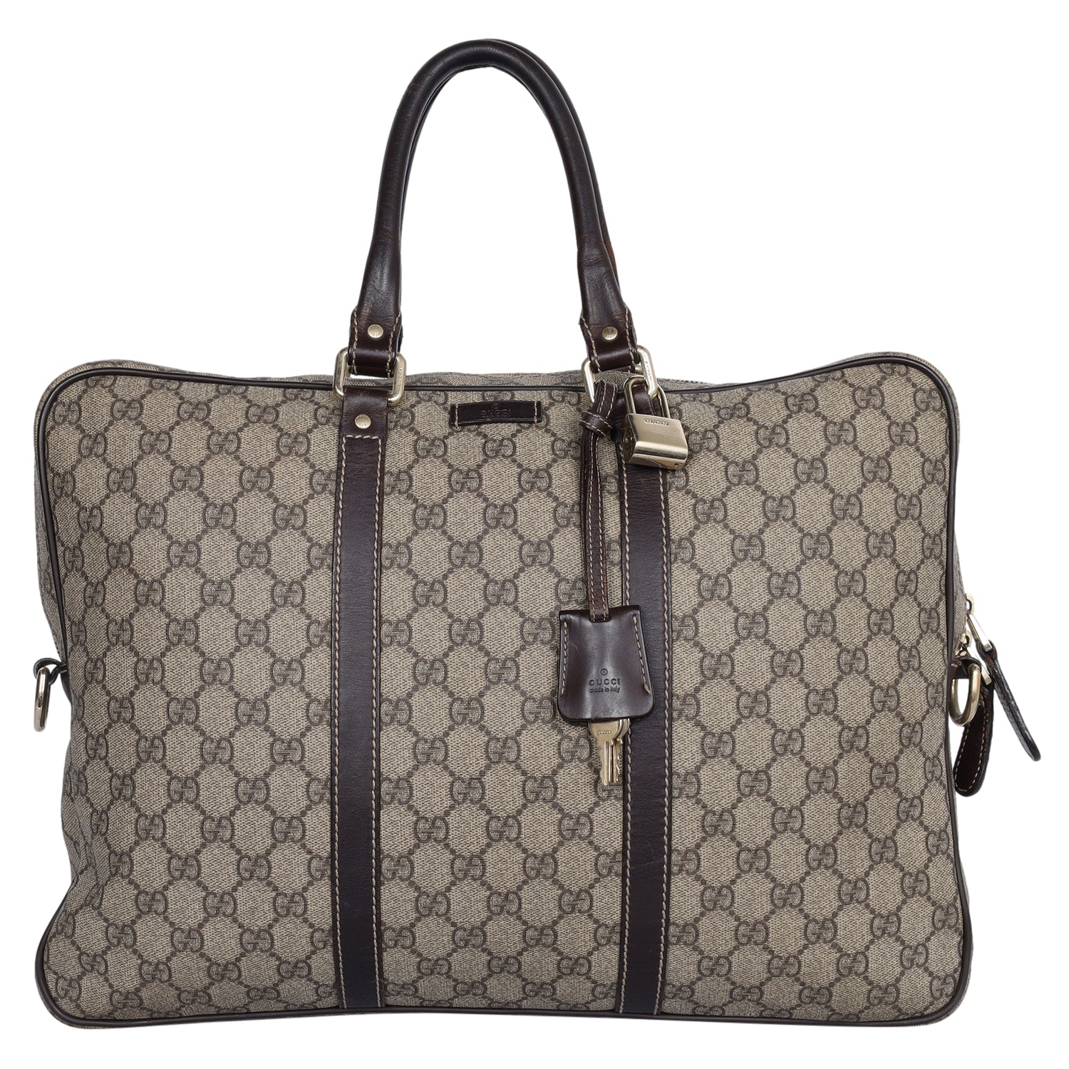 GUCCI GGキャンバスバッグ Gucci GG Canvas Monogram Briefcase Travel Bag – The Lady Bag