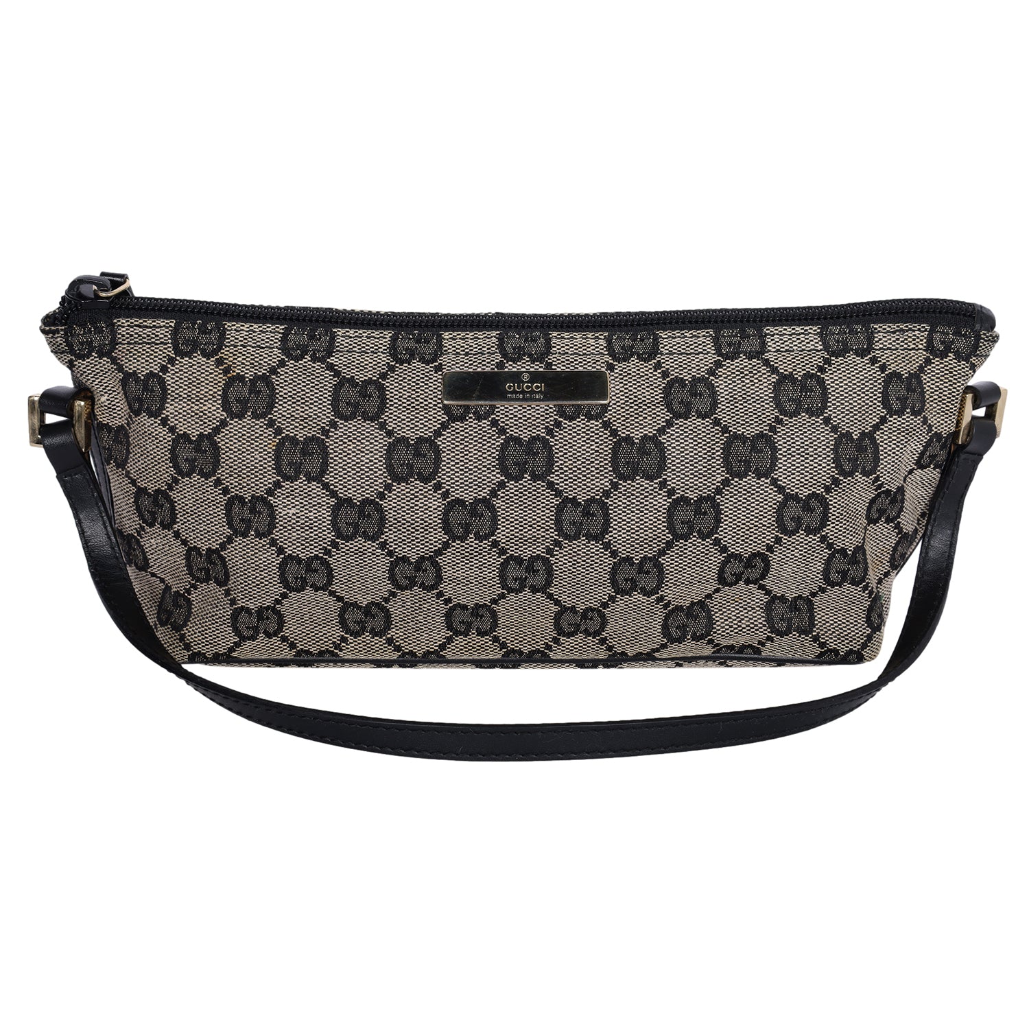 Gucci GG Canvas Mini Pochette - Black Handle Bags, Handbags - GUC1309671