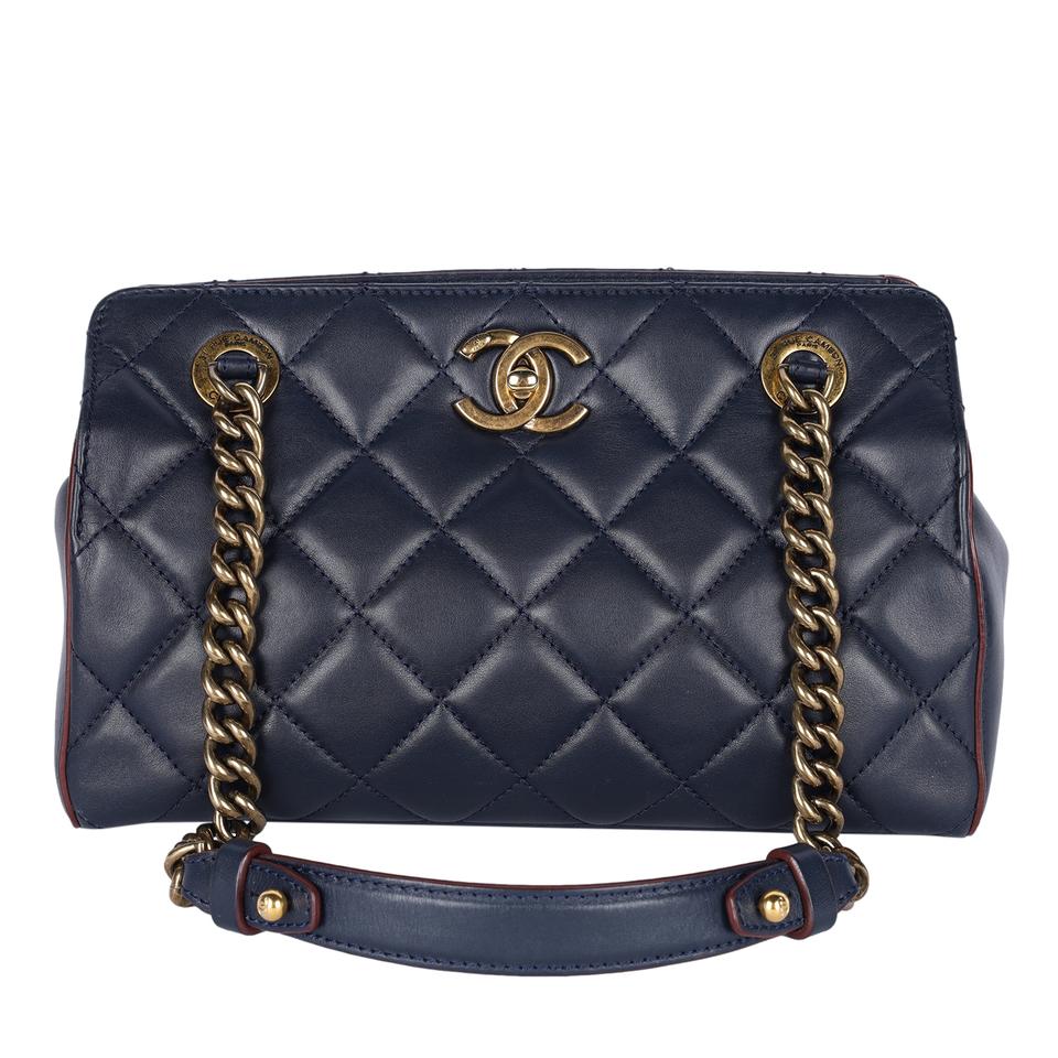 Chanel Leather Quilted Cambon Shoulder Bag – The Lady Bag