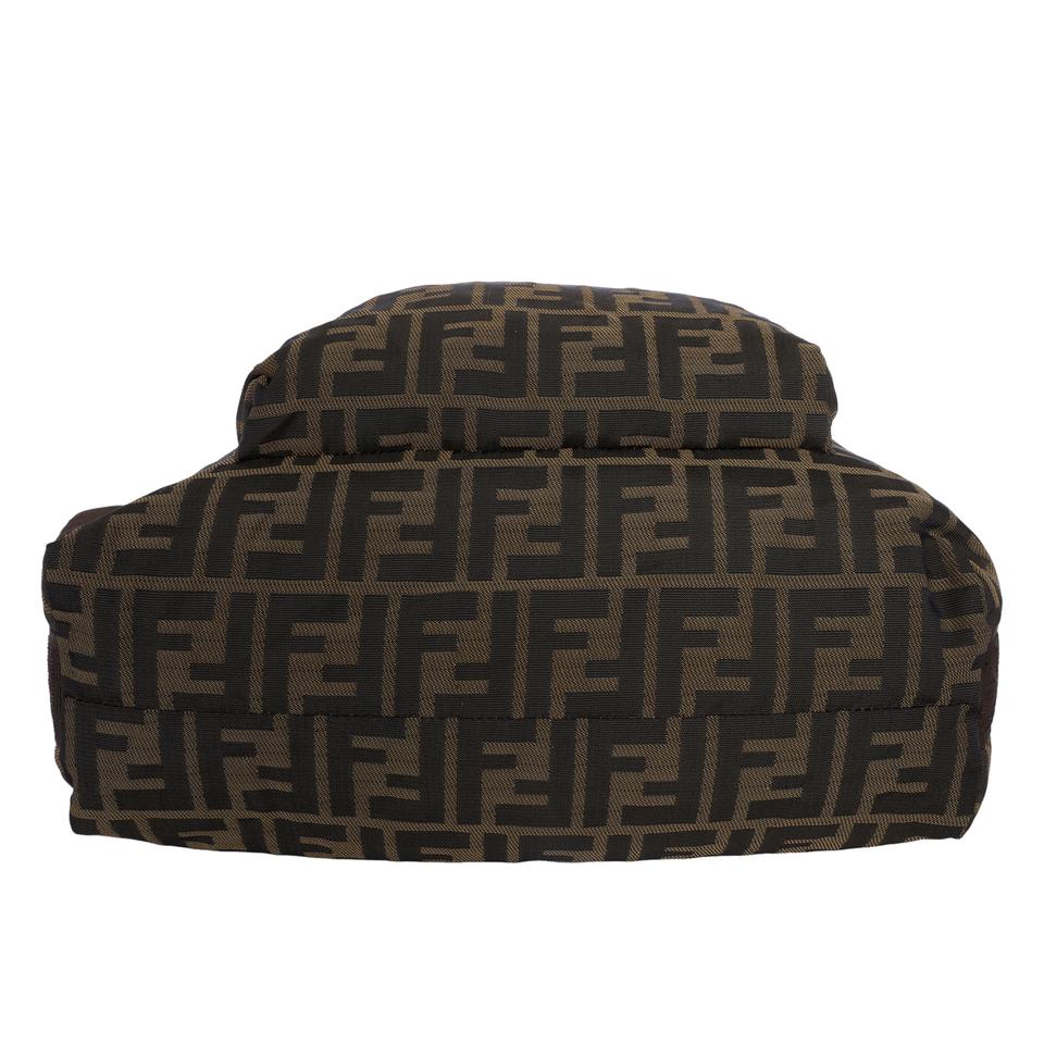 Fendi FF Front Zip Flat Zucca Large Canvas Bag – The Lady Bag
