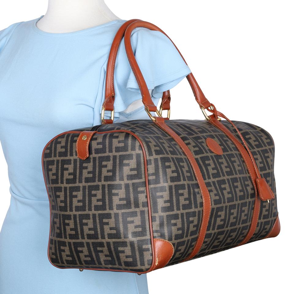 Fendi Pre-owned Zucca Zipped Travel Bag
