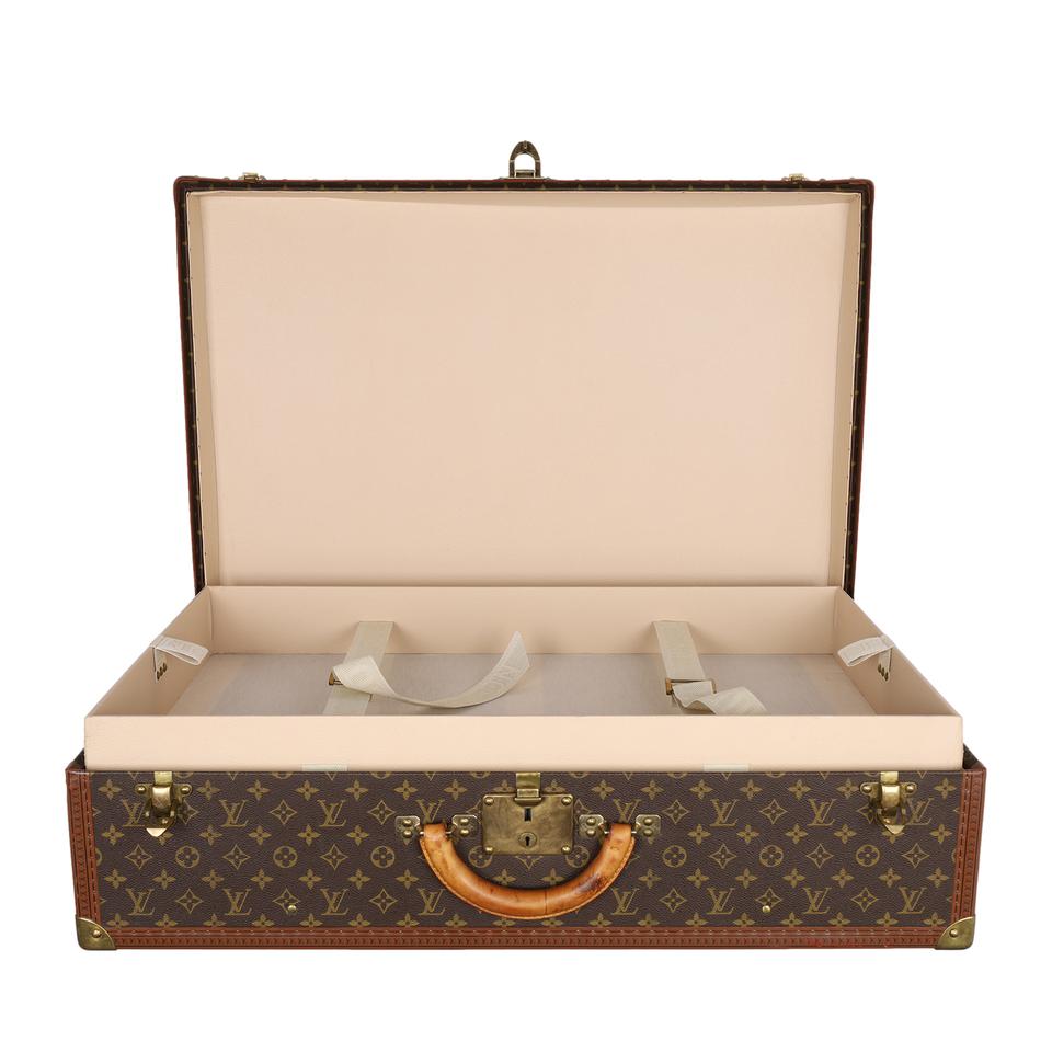 Louis Vuitton Monogram Alzer 75 Hard Case Trunk Weekend Travel Bag