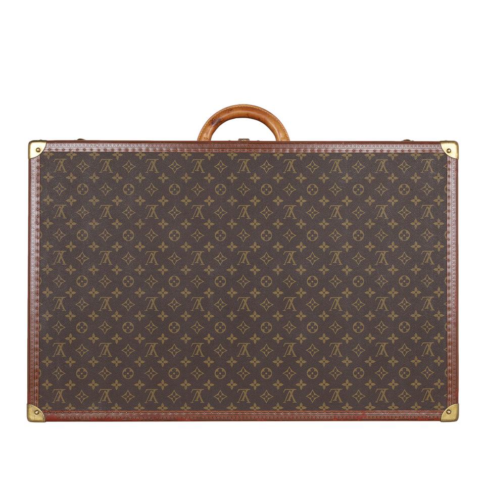 【新品未使用】LOUIS VUITTON ケース Louis Vuitton Monogram Alzer 75 Hard Case Trunk Weekend Travel Bag