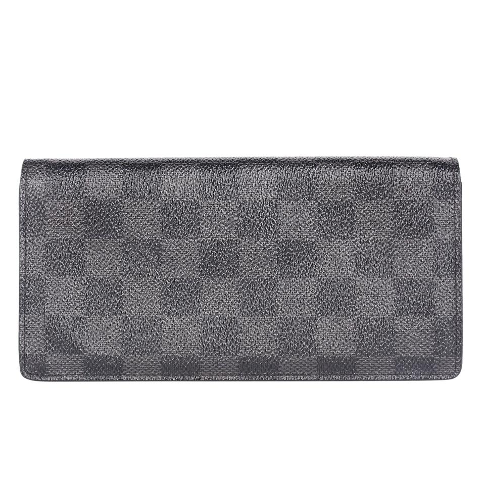 Louis Vuitton Black Damier Graphite Coated Canvas Zip Around Wallet