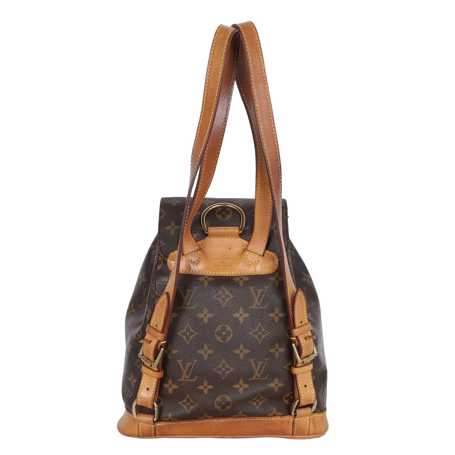 Pre-owned Louis Quatorze Leather Small Bag In Brown