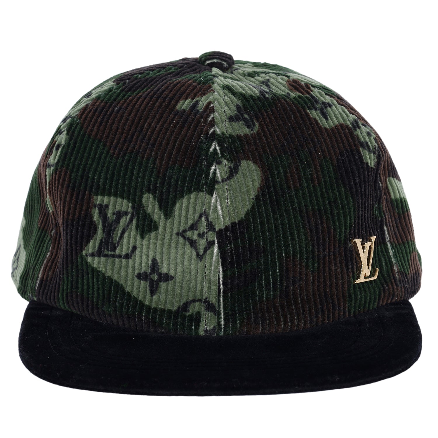 Baseball Cap Camouflage Monogram Corduroy XL (Authentic ) – The Lady Bag