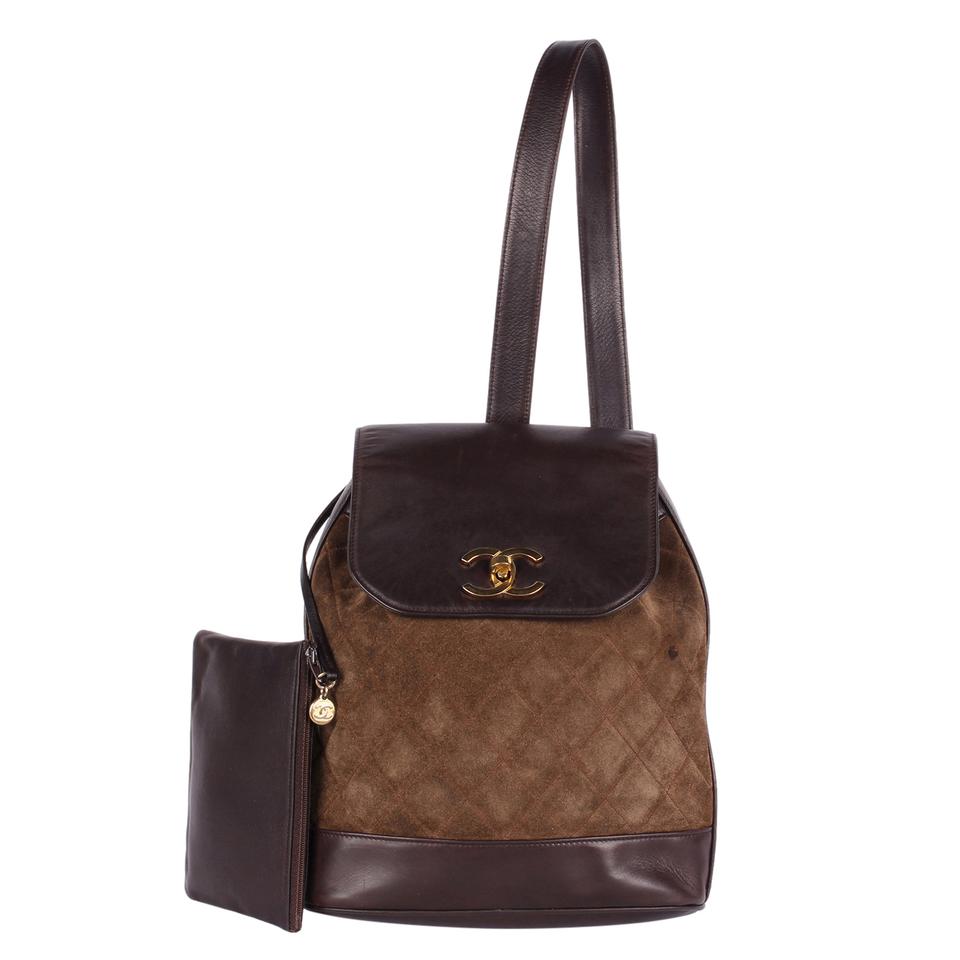 CHANEL, Bags, Chanel Rare Vintage Brown Suede Hobo Bag