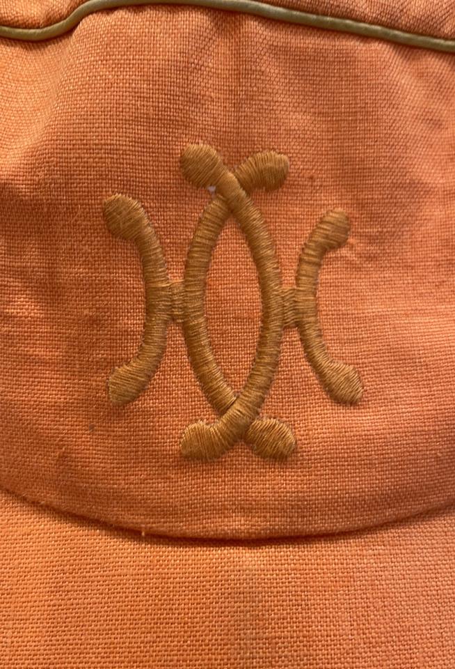 Hermes Orange Linen Baseball Cap Hat – The Lady Bag