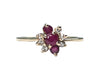 Yellow Gold Ruby and Diamond Ring (Authentic Pre-Owned)