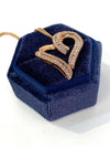 Rose Gold Diamond Heart Necklace