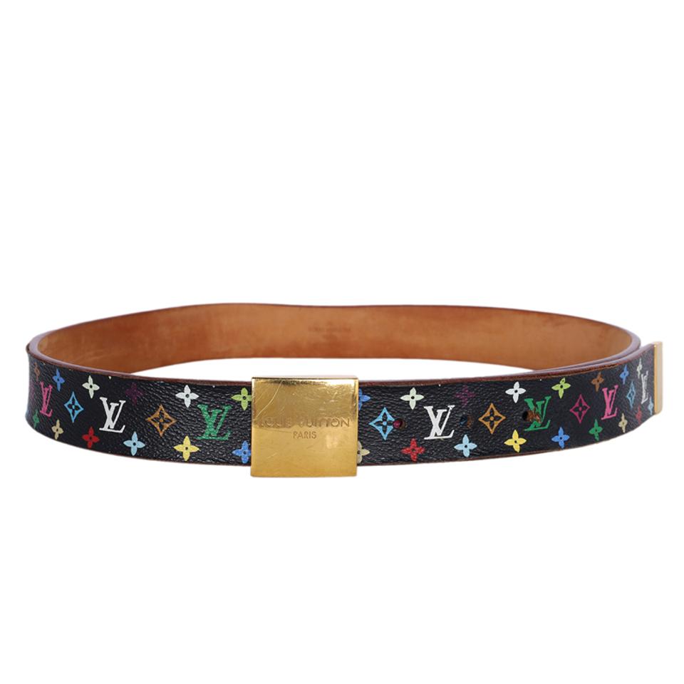 Multicolor Monogram Leather Belt (Authentic Pre-Owned) – The Lady Bag