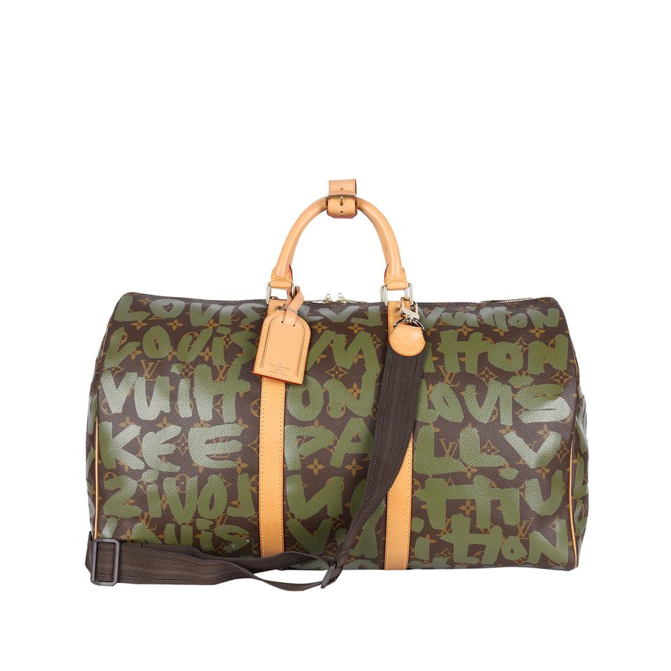 Graffiti Keepall 50 Duffle Bag (Authentic Pre-Owned)