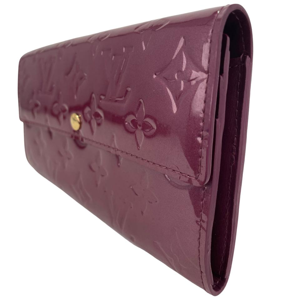 louis vuitton purple wallet
