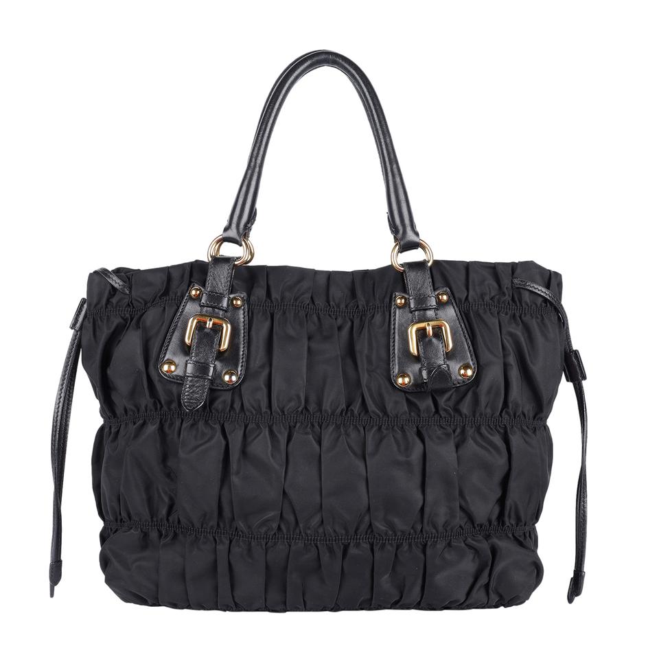 Tessuto Nylon Leather Gauffre Satchel Crossbody Bag (Authentic Pre-Own –  The Lady Bag