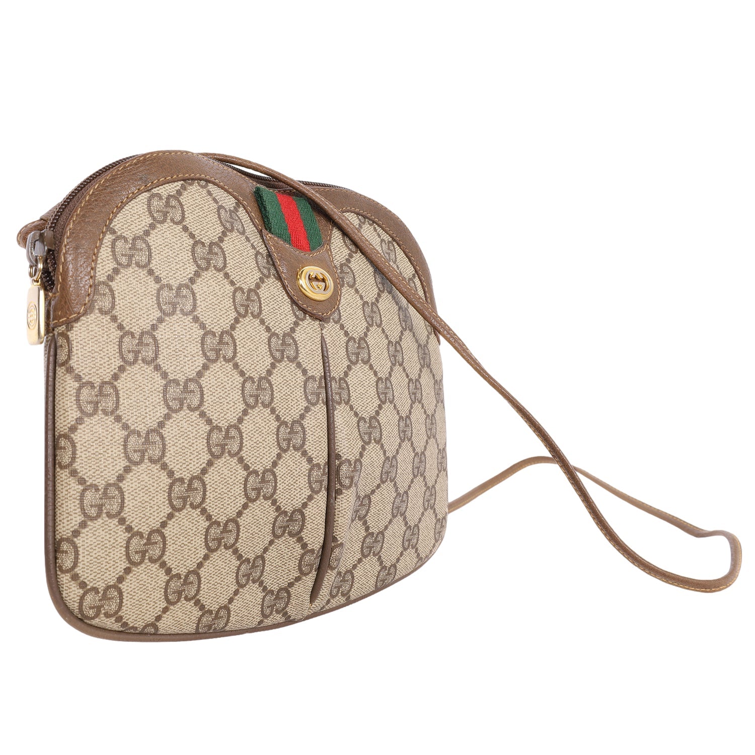 Authentic pre-owned Gucci sherry line crossbody shoulder bag