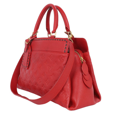 Empriente Vosges Leather Shoulder Bag Medium Red
