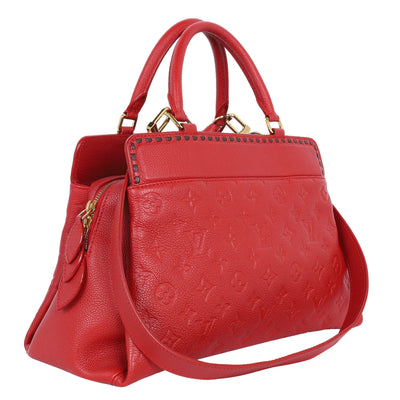 Empriente Vosges Leather Shoulder Bag Medium Red