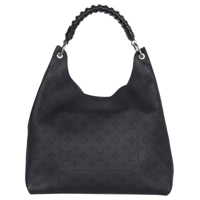 Mahina Leather Carmel Hobo Black