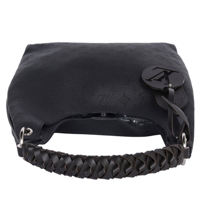 Mahina Leather Carmel Hobo Black