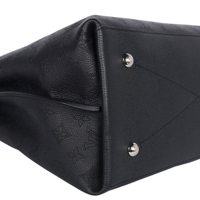 Mahina Leather Carmel Hobo Black