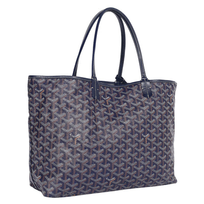Goyardine St.Louis PM Shoulder Bag Tote Blue