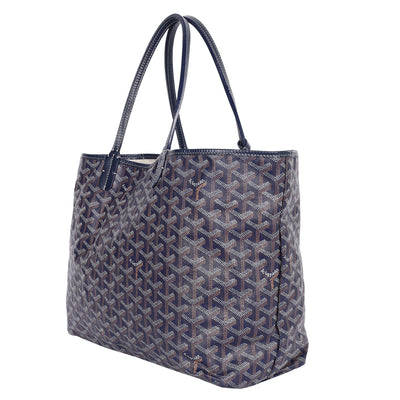 Goyardine St.Louis PM Shoulder Bag Tote Blue